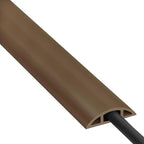 ZhiYo 4ft Cord Hider Floor for 1 Small Wire, Soft PVC Cord Covers for Wires on by ZhiYo
