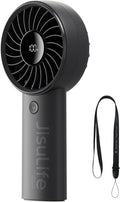 JISULIFE Handheld Fan Life4, 5000mAh Portable Rechargeable Fan, 5-Speed Turbo by LivechillStaycool
