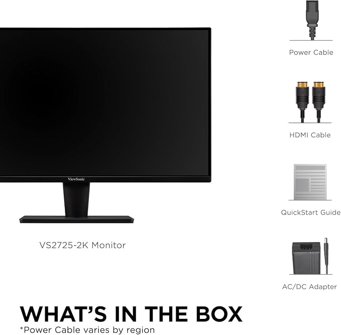 ViewSonic VS2725-2K 27 Inch QHD 1440p Monitor - Image 6