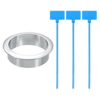 uxcell Desk Grommet, 2-3/16" Zinc Alloy Cable Hole Cover Wire Cord Organizer by uxcell