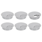 uxcell 6 Pcs 80mm Desk Grommet, Plastic Cable Hole Cover, Wire Cord Cable by uxcell