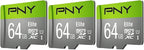 PNY 64GB Elite Class 10 U1 microSDXC Flash Memory Card - Image 2