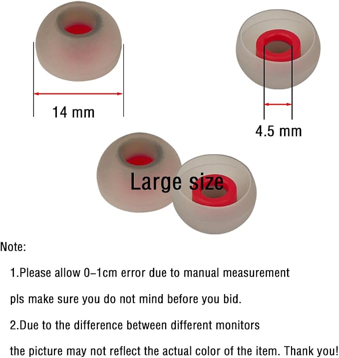 Replacement Earbud Tips Silicone Ear Tips - Image 3
