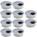 10 Pcs Desk Grommet 2" / 50 mm, Desk Cord Hole Cover, Cable Grommet ABS Plastic by EASYEAH