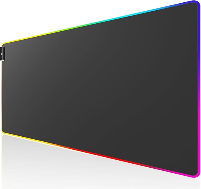 KTRIO RGB Large Gaming Mouse Pad Desk Mat, Superior Micro-Weave Cloth by KTRIO