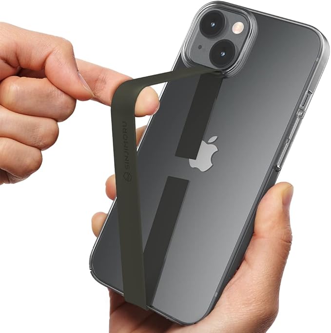 Sinjimoru Stretchable Silicone Phone Strap, Flexible and Elastic Grip Holder by Sinjimoru