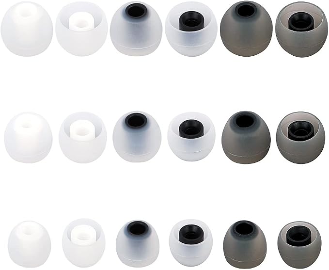 Earbud Tips Ear Bud Tips Soft Anti Slip Washable and Reusable Silicone - Image 7