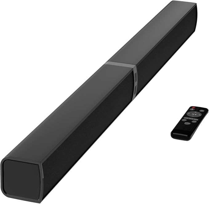 MZEIBO Sound Bar for Smart TV，80W Detachable Bluetooth Soundbar by MZEIBO