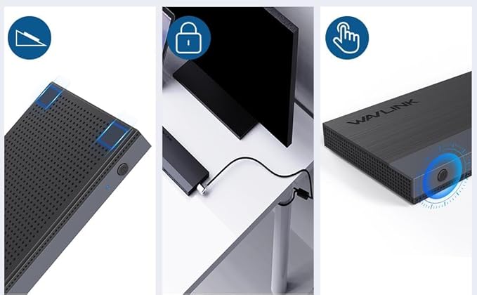 Laptop Docking Station, Docking Station 3 Monitors - Image 8