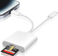 SD Card Reader for iPhone, USB C & Lightning Dual Connector Digital Camera by Improveyourworkefficiency