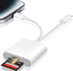 SD Card Reader for iPhone, USB C & Lightning Dual Connector Digital Camera by Improveyourworkefficiency