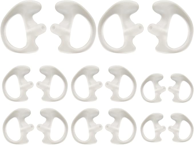 Universal Replacement Insert Silicone Soft Earmold by POFENALwalkietalkieearpiece