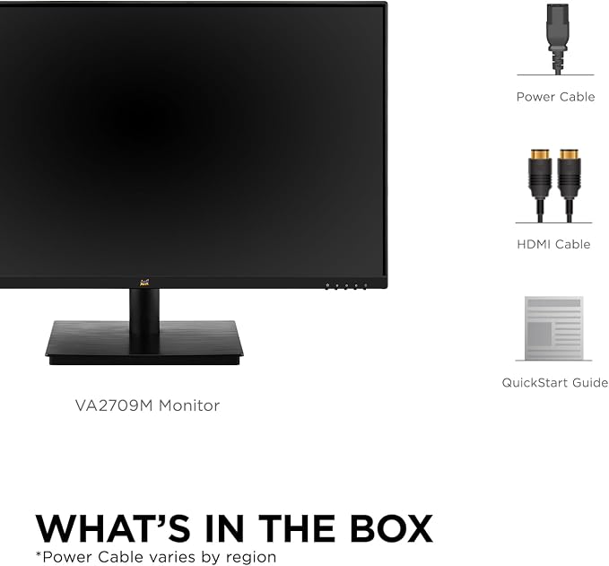 ViewSonic VA2709M 27 Inch IPS Full HD 1080p Monitor - Image 7