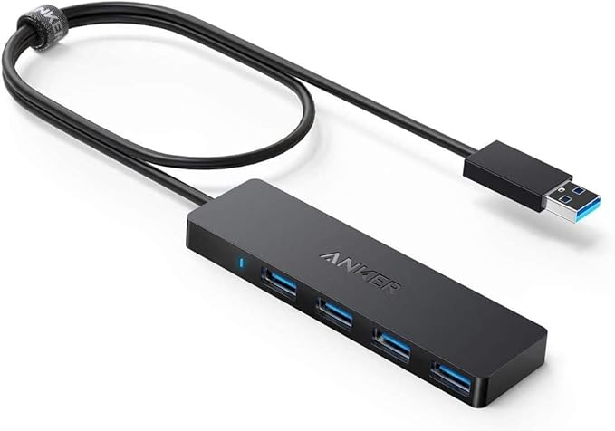 Anker 4-Port USB 3.0 Hub, Ultra-Slim Data USB Hub by Anker