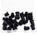 25 Pcs 1/4" Drill Hole, 3/16" ID Silicone Rubber Grommets by BOPOREAE