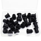 25 Pcs 1/4" Drill Hole, 3/16" ID Silicone Rubber Grommets by BOPOREAE