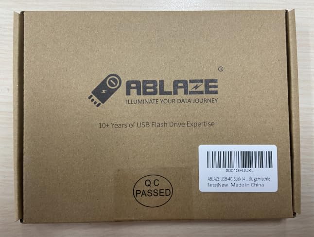 ABLAZE 4GB Flash Drive 10 Pack, USB 2.0 Memory Stick - Image 9