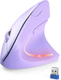 TECKNET Ergonomic Mouse, 4800 DPI Wireless Vertical Mouse by Tecknet