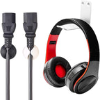 SourceTon 2 Packs Aluminum Headphone Stand Hanger and 6 Cable Clips, 2 Headset - Image 3