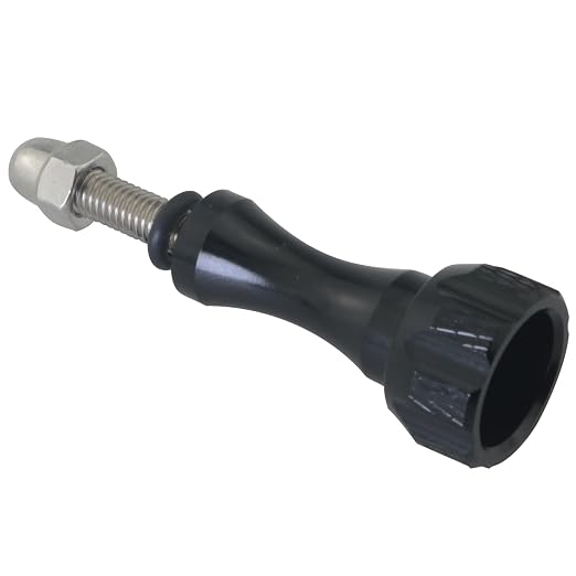 3PCS Black Aluminium Alloy Hand Tightened Screws Length 19.6mm Universal Action - Image 5