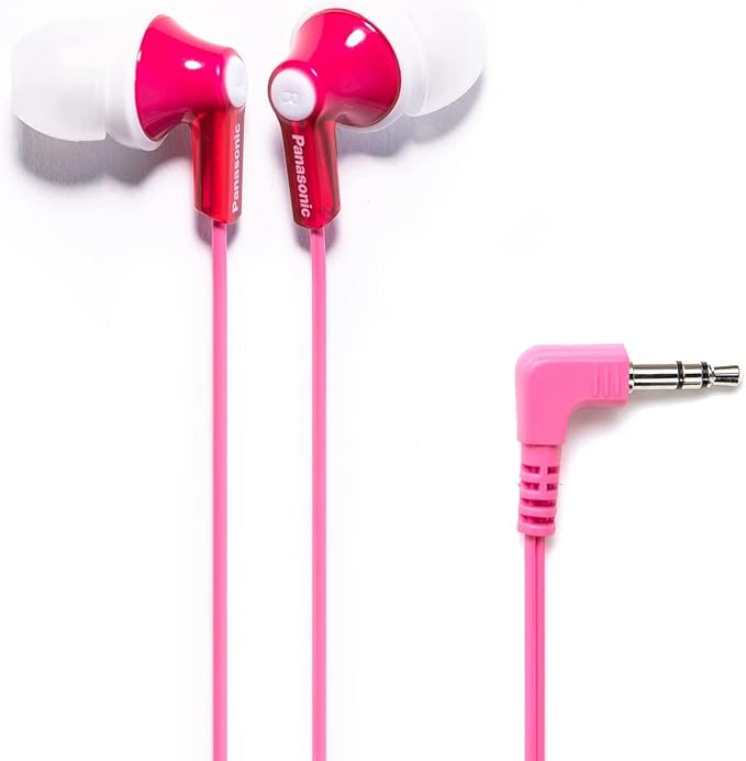 Panasonic ErgoFit Wired Earbuds, 3.5mm Jack In-Ear Headphones Wired by Panasonic