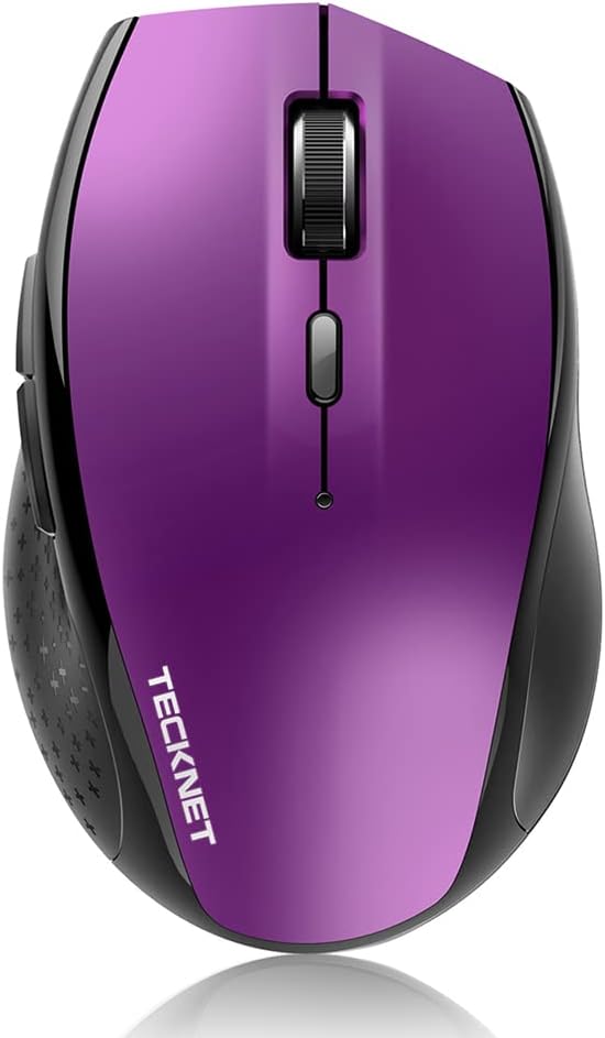 TECKNET Bluetooth Mouse, 4800 DPI Wireless Mouse, 2-Year Battery 6 Adjustable by Tecknet