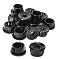 60PCS Cable Grommets, 5/8" Desk Hole Cover Petal Shaped Buckle Type Nylon Snap by EASYEAH