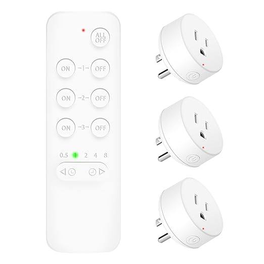 NineLeaf Remote Control Outlets, Wireless Remote Control Outlet, Remote Control by NineLeaf