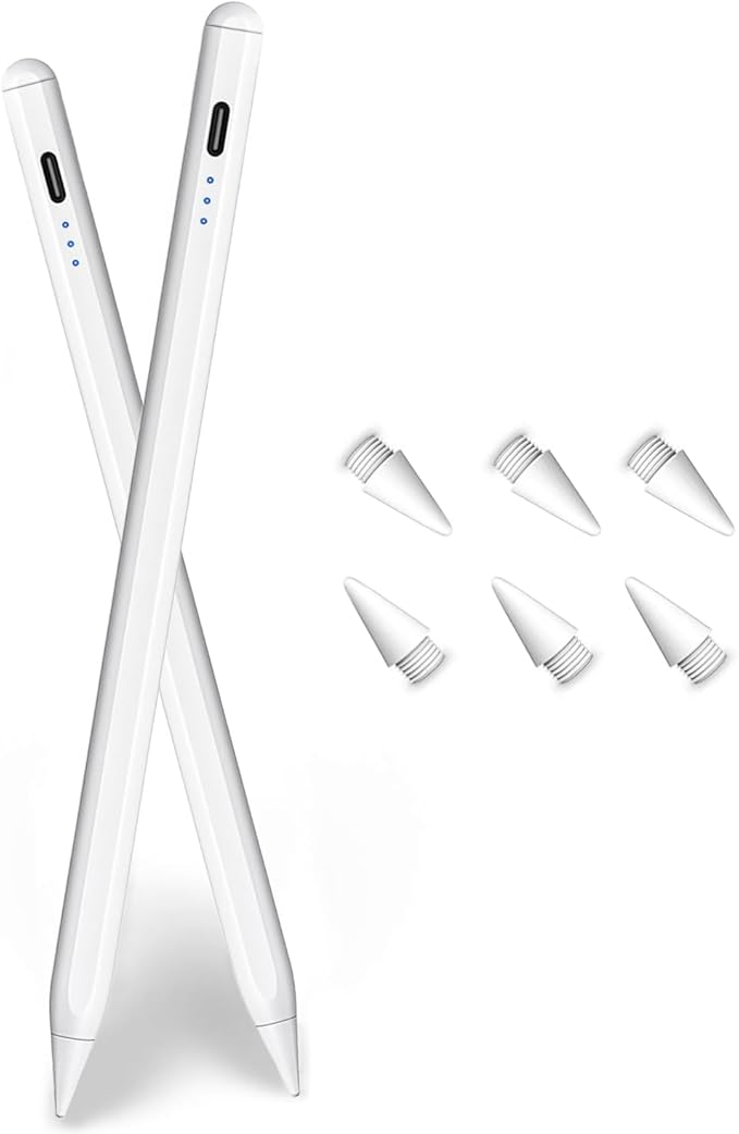 2Pack Stylus Pencil for iPad A16/11th Gen, Fast Charging Pen by BikeAnything