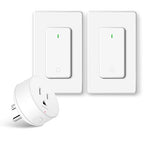 Remote Switch Outlet, Wireless On/Off Light Switches Wall Mounted, TUV List by greencycle