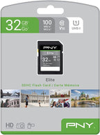PNY 32GB Elite Class 10 U1 V10 SDHC Flash Memory Card - Image 9