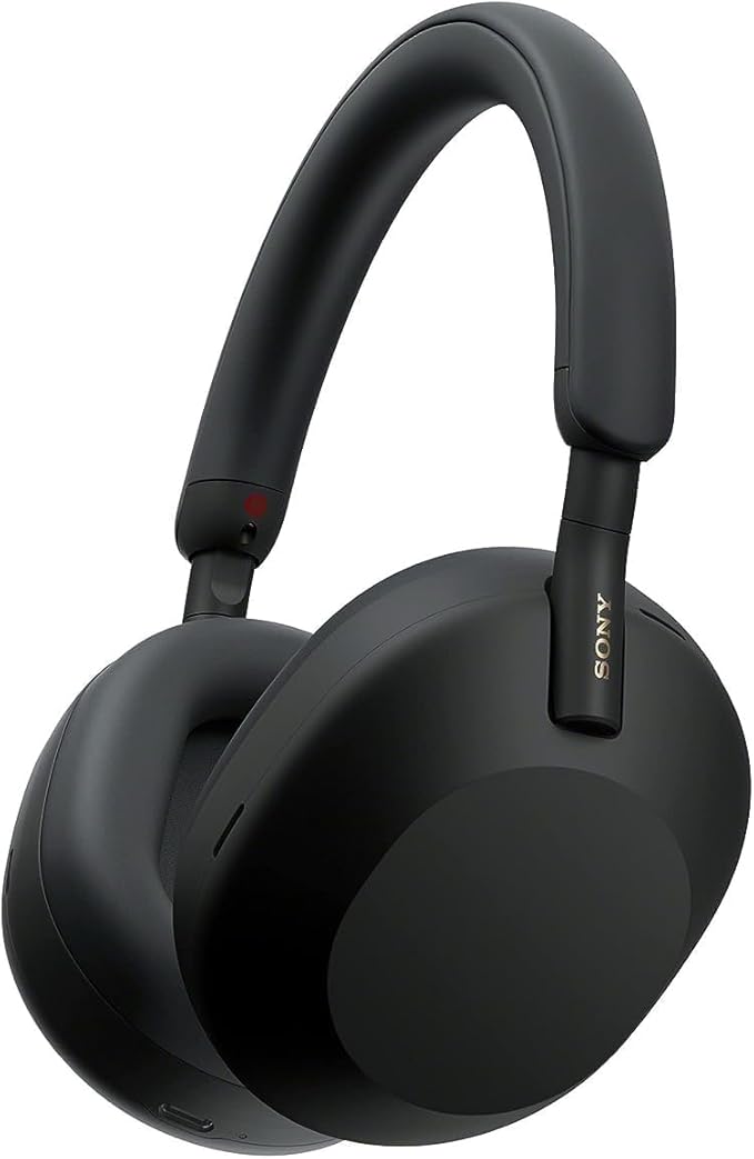 Sony WH-1000XM5 Premium Noise Canceling Headphones, Auto NC Optimizer, 30-Hour by Sony