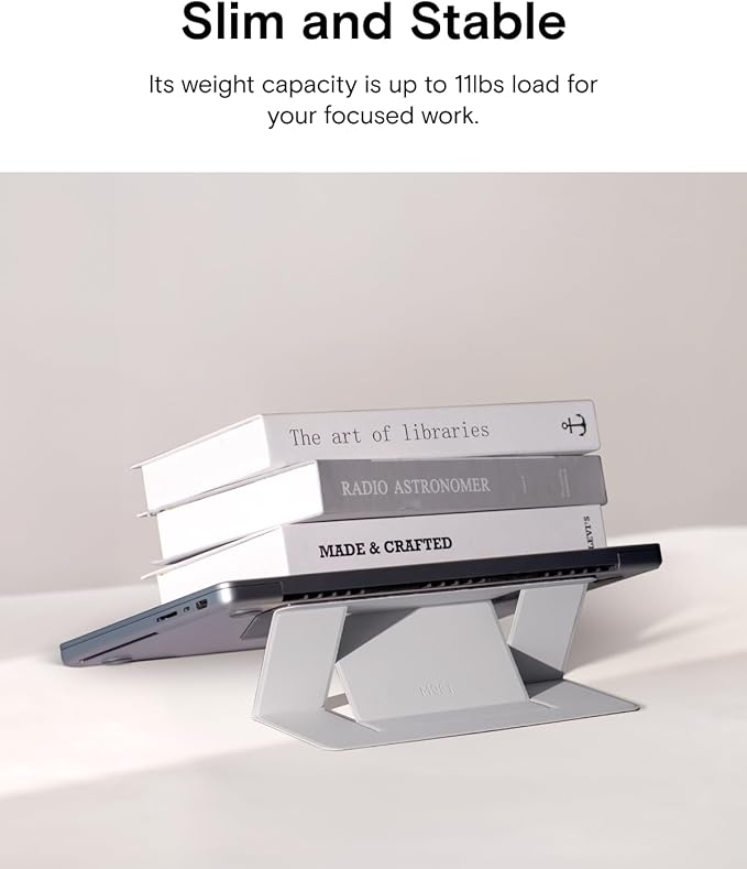 MOFT Laptop Stand for Desk, Adhesive MacBook Computer Stand - Image 6