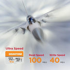 GIGASTONE 512GB Micro SD Card, for Surveillance, Security Camera, Action Camera - Image 2