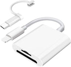 SD Card Reader for iPhone iPad Camera by SUNTRSI
