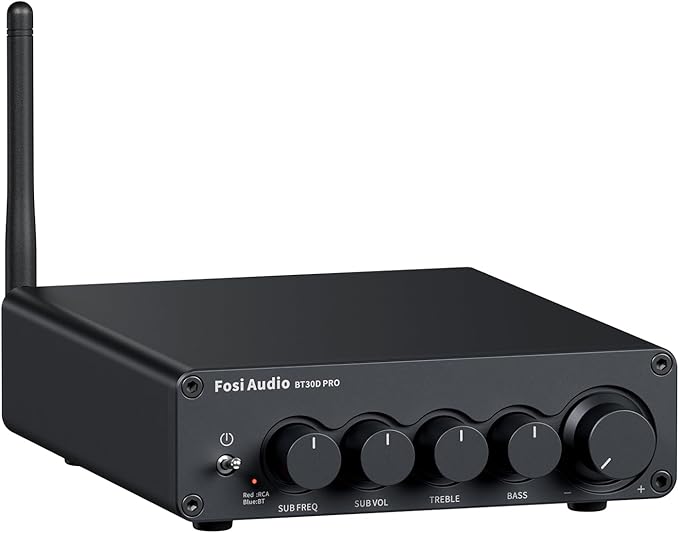 Fosi Audio Bluetooth Subwoofer Amplifier 2.1, BT30D Pro Subwoofer Amp by FosiAudio