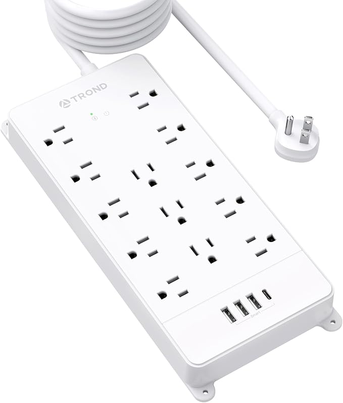 TROND Surge Protector Power Strip 15 ft Cord by TRONDOfficial