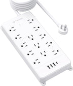 TROND Surge Protector Power Strip 15 ft Cord by TRONDOfficial