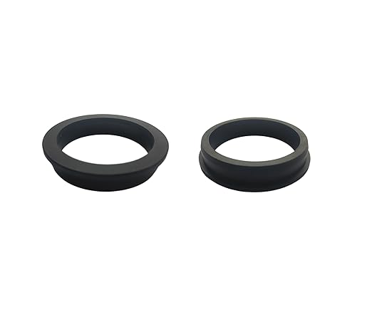2 pcs 3" Drill Hole，2-1/2" ID Black Silicone Top hat Rubber Grommets by Unknown