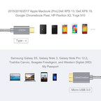 CableCreation 3.3FT USB C to Micro B Cable, 10Gbps Speed External Hard Drive - Image 6