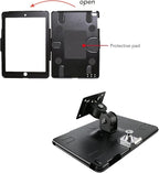 On Wall Mount Bracket for iPad 9.7", Anti-Theft Lock, Rotate Design - Image 5