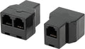 Uvital RJ12 6P6C 1 Female to 2 Female Telephone Line Splitters, Telephone by Uvital