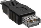 Cmple - [10 Pack Mini USB to USB Adapter Standard USB 2.0 A Female Jack to Mini - Image 3