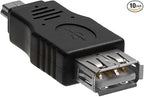 Cmple Mini USB 2.0 Male to USB 2.0 Female Adapter by Cmple