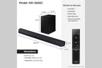 Samsung HW-Q600C 3.1.2ch Soundbar w/Dolby Audio, Q-Symphony, Adaptive Sound - Image 2