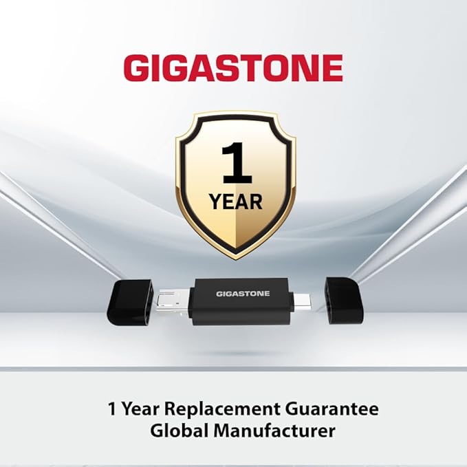 GIGASTONE SD Card Reader, 5-in-1 USB-A/USB-C Card Reader, Dual Slot - Image 7