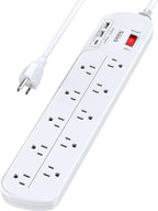 Long Power Strip, Heavy Duty Extension Cord by nikleb