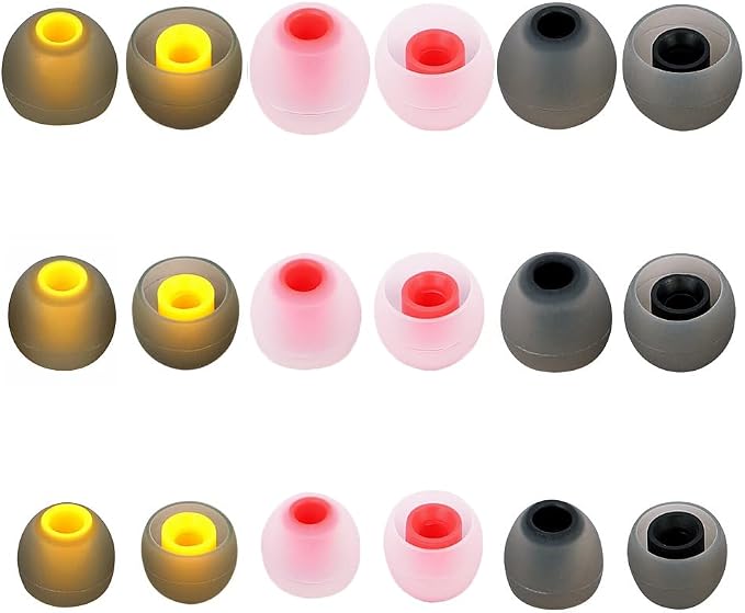 Earbud Tips Ear Bud Tips Soft Anti Slip Washable and Reusable Silicone - Image 7