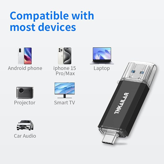 Thkailar USB C Flash Drive 256GB-USB Flash Drive - Image 5