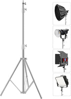 Stainless Steel Photography Video Tripod Stand, Spring Cushioned Heavy Duty by ITOTIN